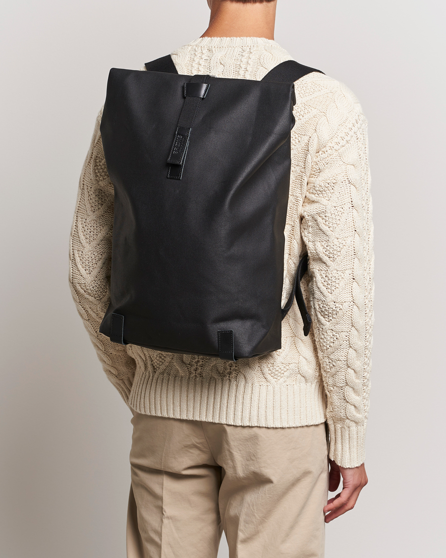Herre | Gamle produktbilder | Brooks England | Pickwick Cotton Canvas 26L Backpack Total Black