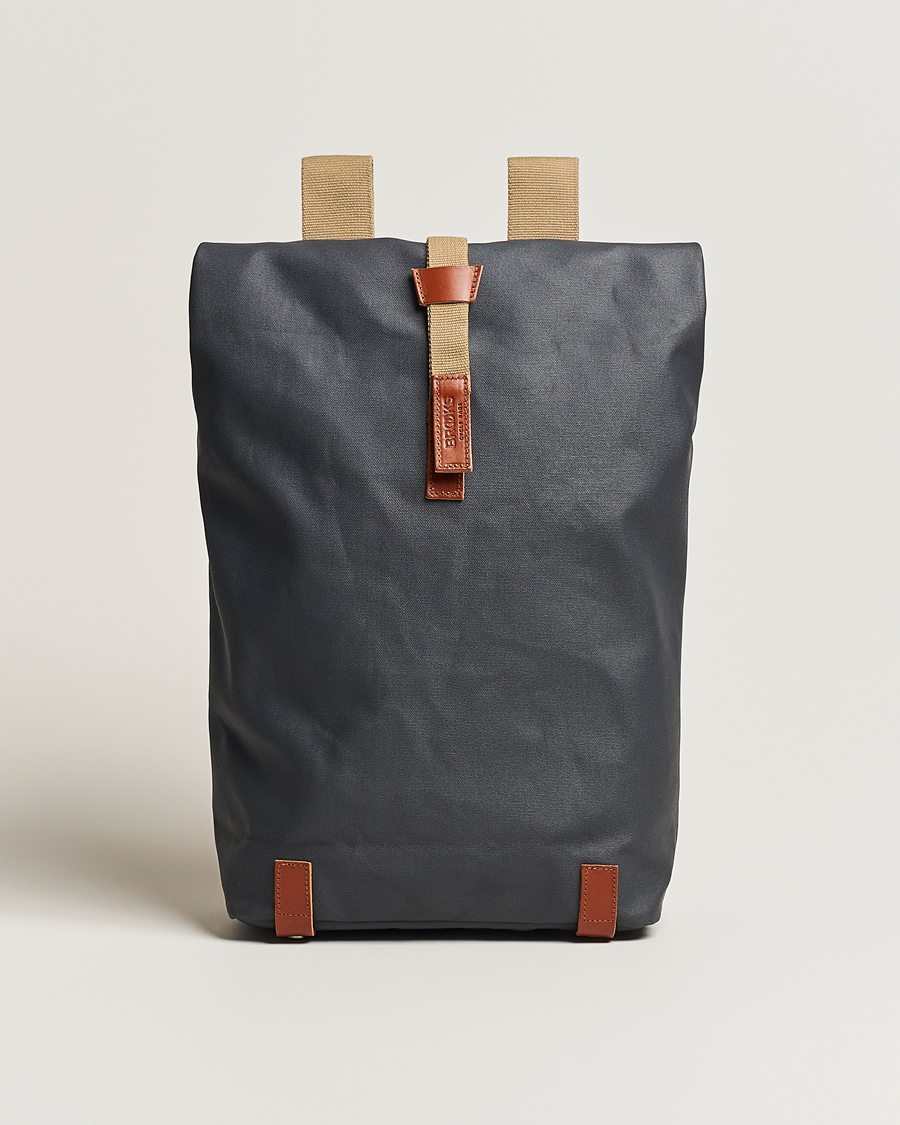 Herre | | Brooks England | Pickwick Cotton Canvas 26L Backpack Grey Honey