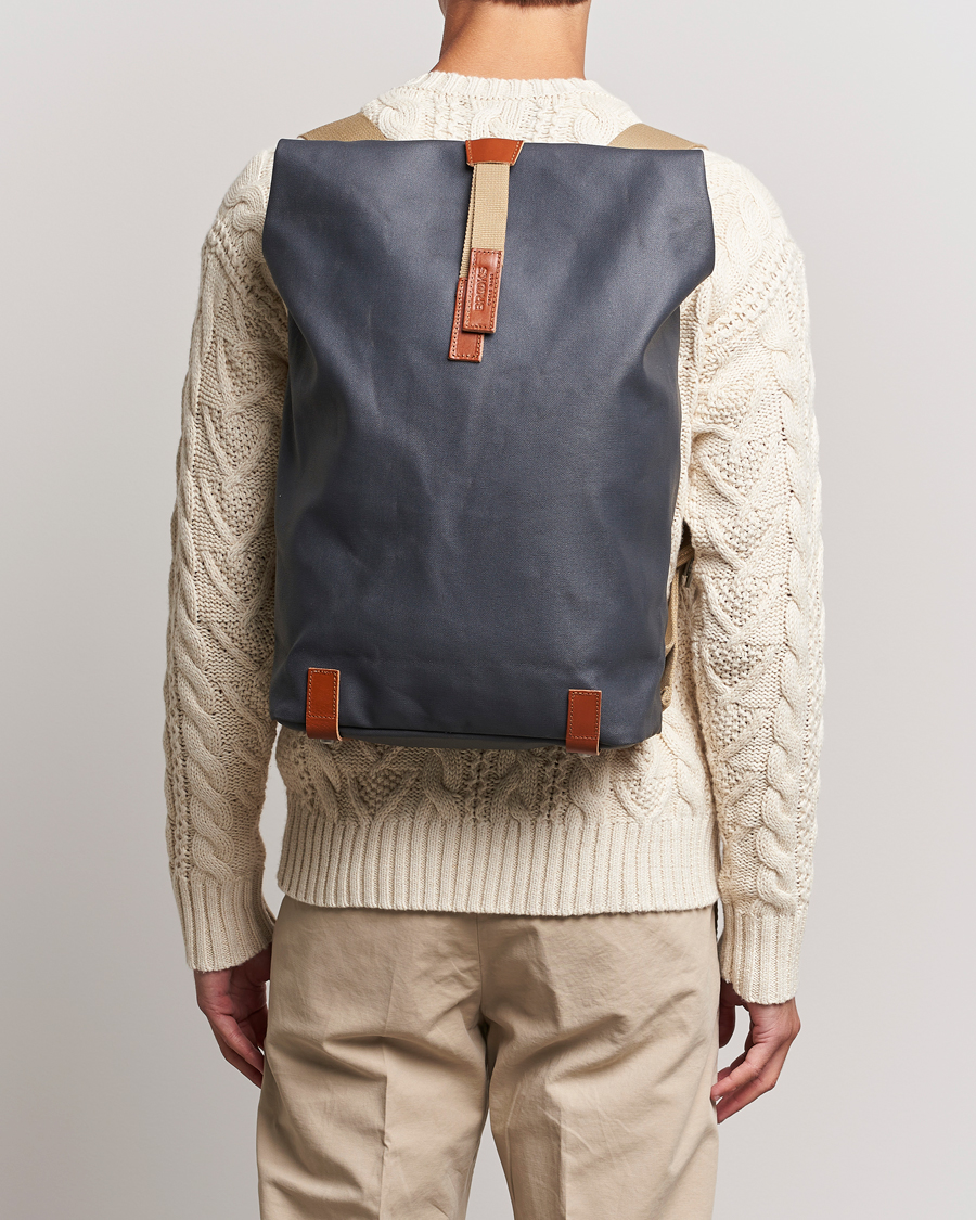 Herr |  | Brooks England | Pickwick Cotton Canvas 26L Backpack Grey Honey