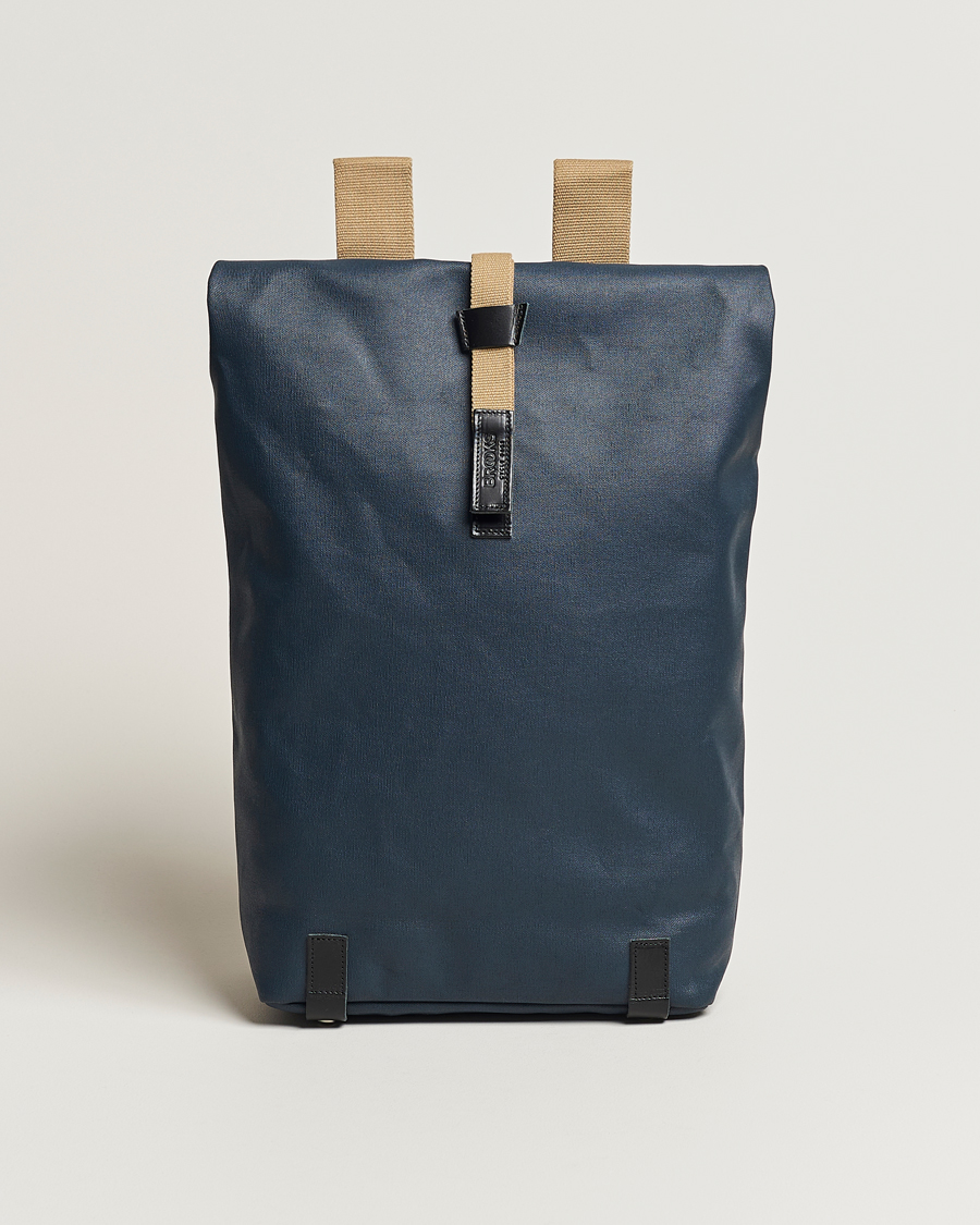 Herre |  | Brooks England | Pickwick Cotton Canvas 26L Backpack Dark Blue/Black