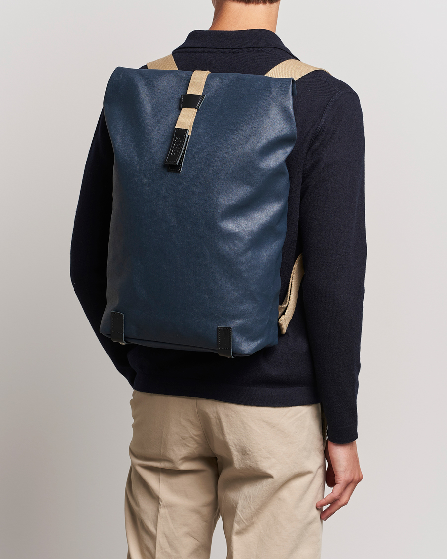 Herre | Avdelinger | Brooks England | Pickwick Cotton Canvas 26L Backpack Dark Blue/Black