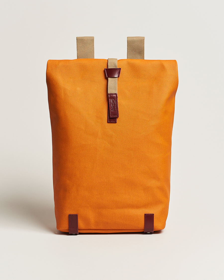 Herre | Vesker | Brooks England | Pickwick Cotton Canvas 26L Backpack Goose Beak/Maroon