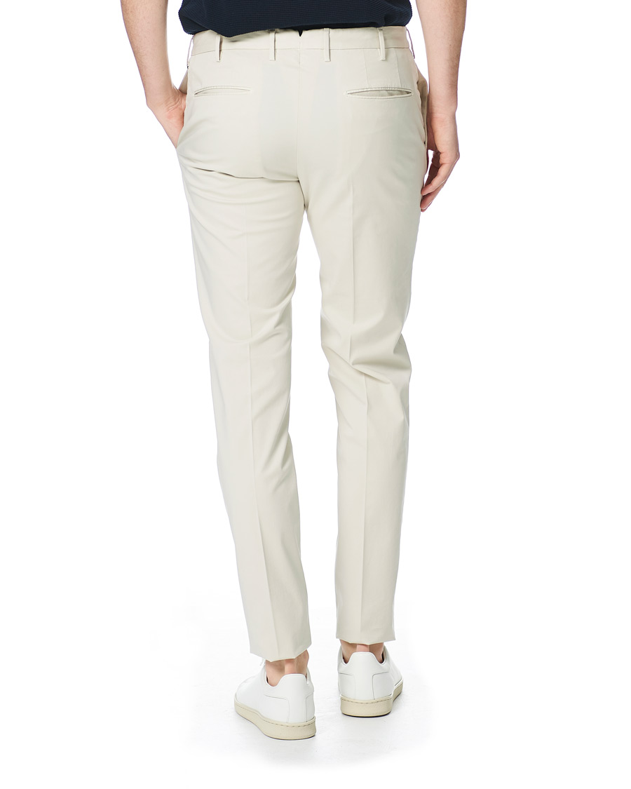 Herre | Bukser | Incotex | Slim Fit Stretch Chinos Sand