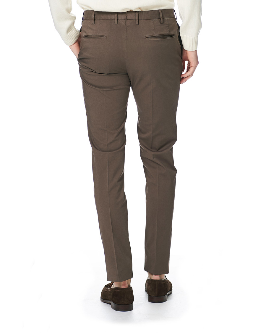 Herre | Bukser | Incotex | Slim Fit Stretch Chinos Dark Brown