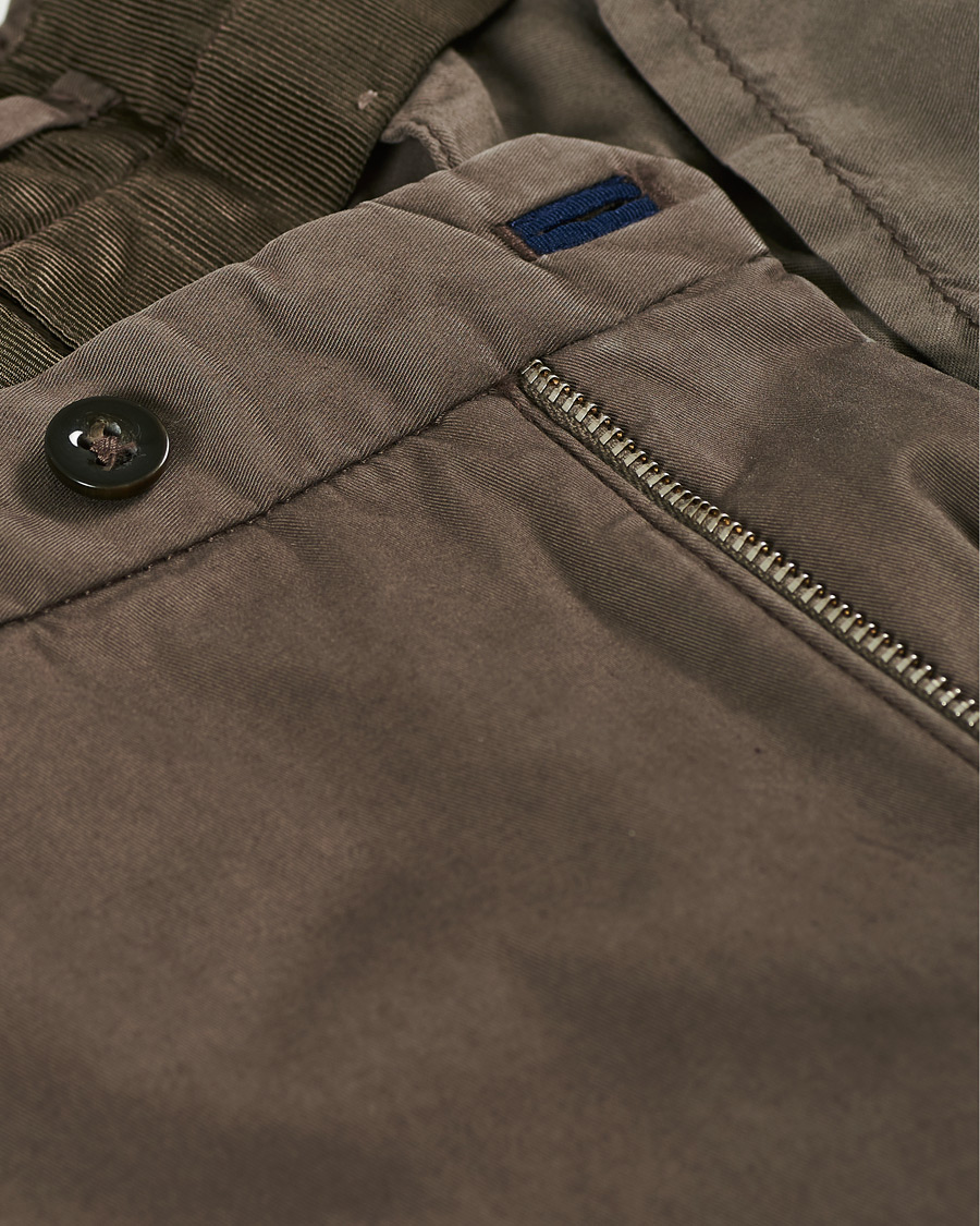 Herre | Bukser | Incotex | Slim Fit Stretch Chinos Dark Brown