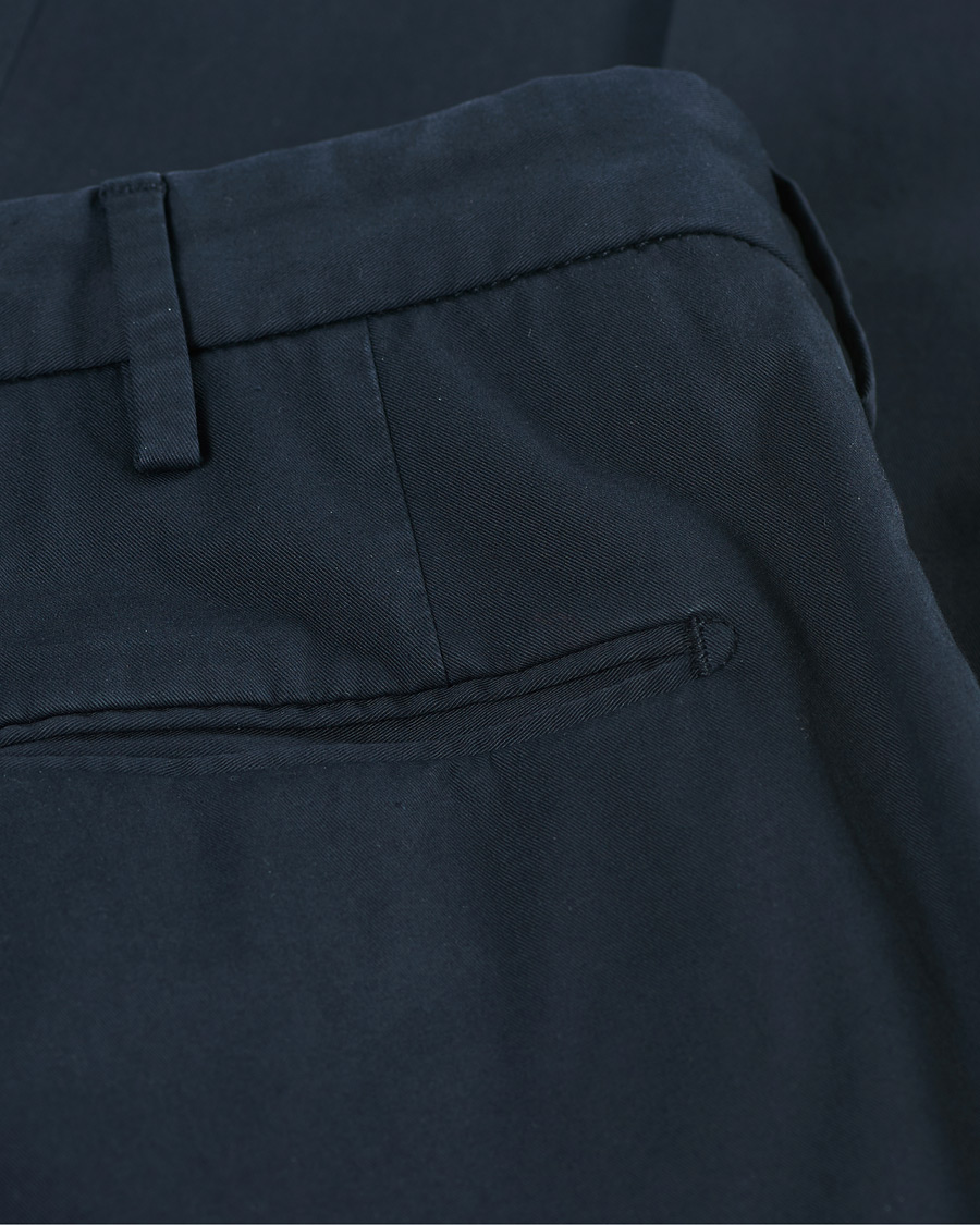 Herre | Bukser | Incotex | Slim Fit Stretch Chinos Navy