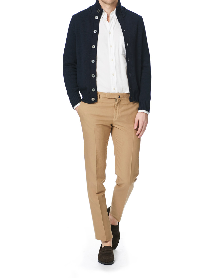 Herre | Bukser | Incotex | Slim Fit Chinolino Trousers Beige