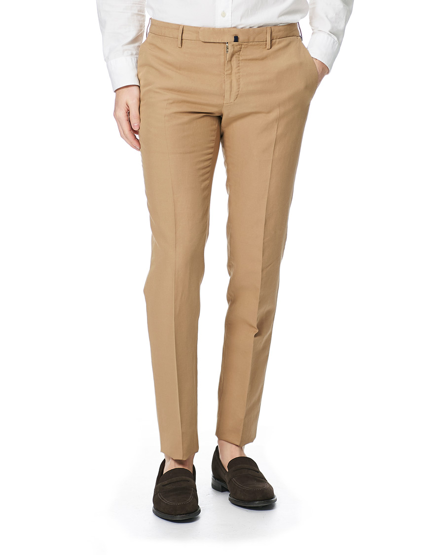 Herre | Bukser | Incotex | Slim Fit Chinolino Trousers Beige