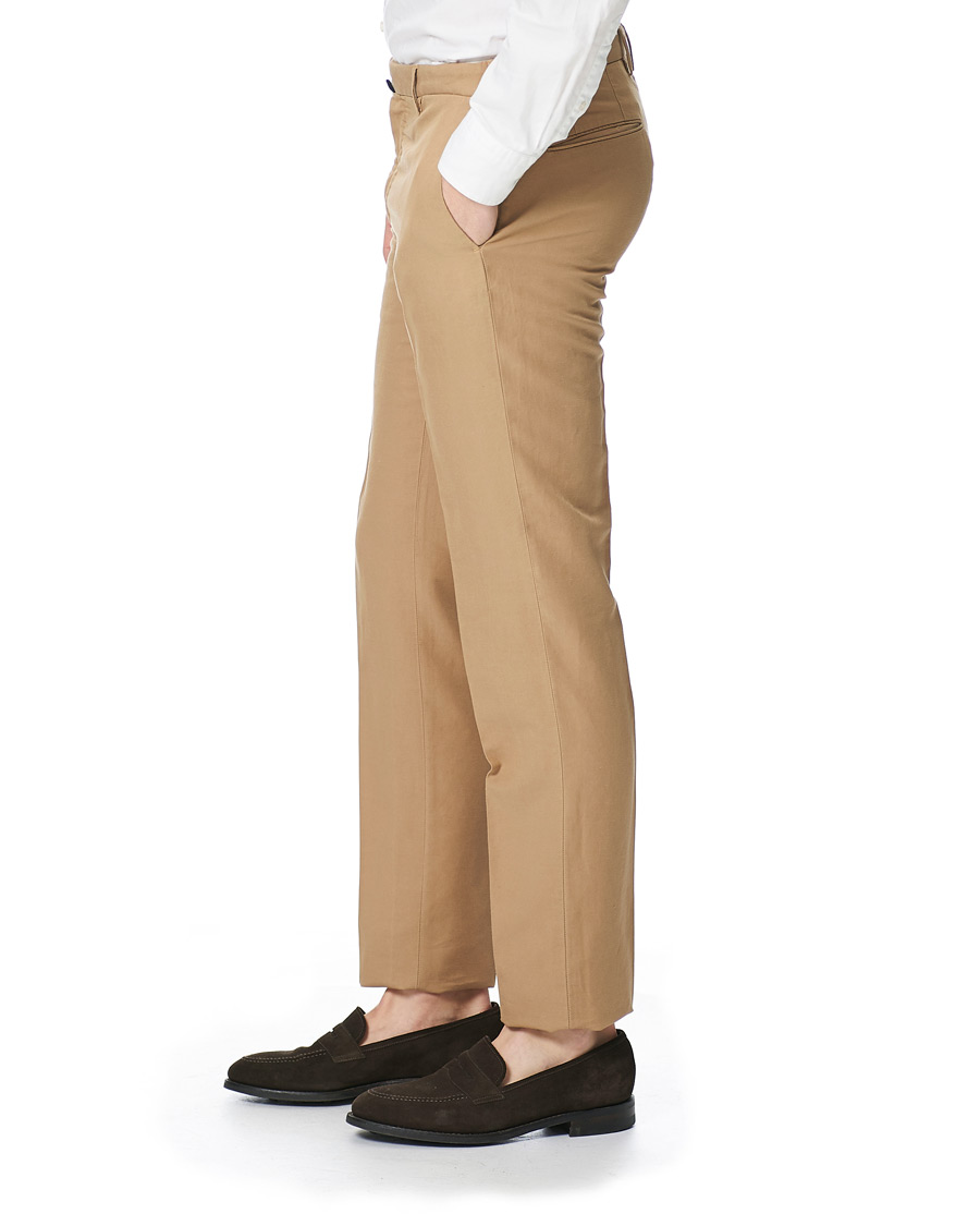 Herre | Bukser | Incotex | Slim Fit Chinolino Trousers Beige