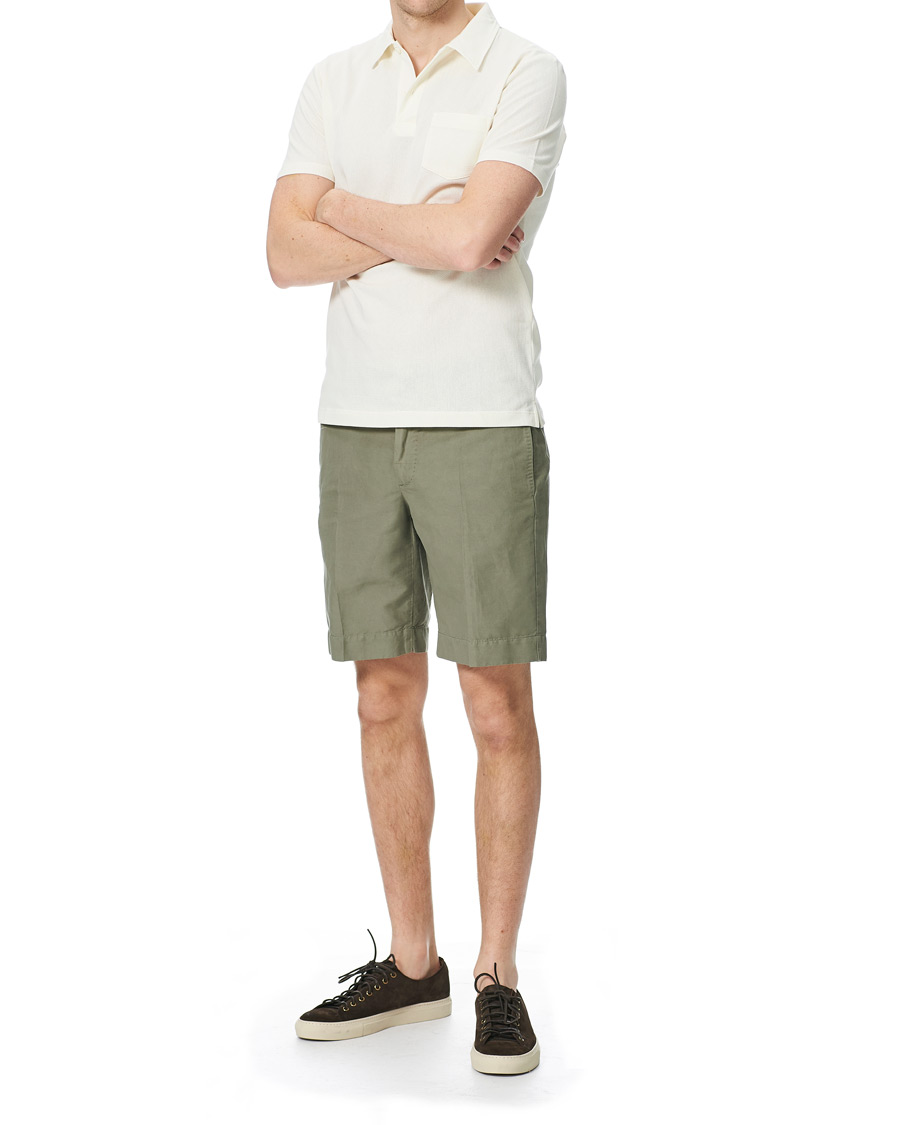 Herre | Shorts | Incotex | Chinolino Shorts Light Green