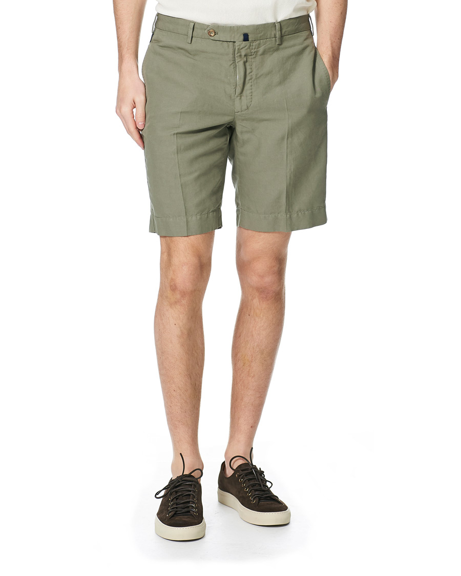 Herre | Shorts | Incotex | Chinolino Shorts Light Green
