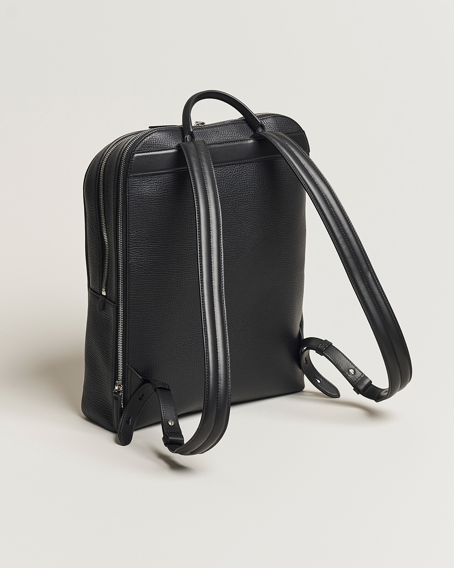 Herre | Vesker | Smythson | Ludlow Zip Around Backpack Black