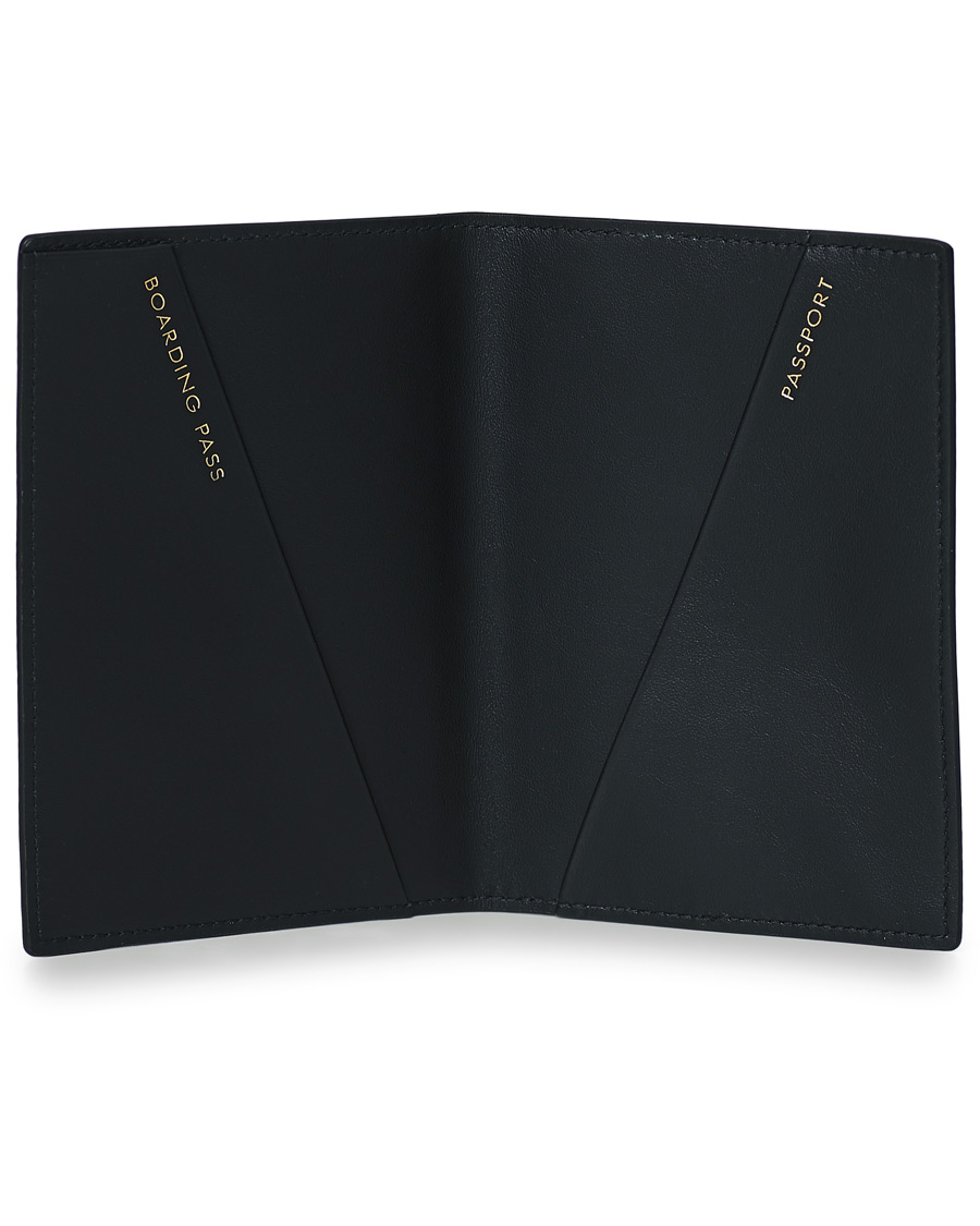 Herre | Smythson Panama Passport Cover Navy | Smythson | Panama Passport Cover Navy