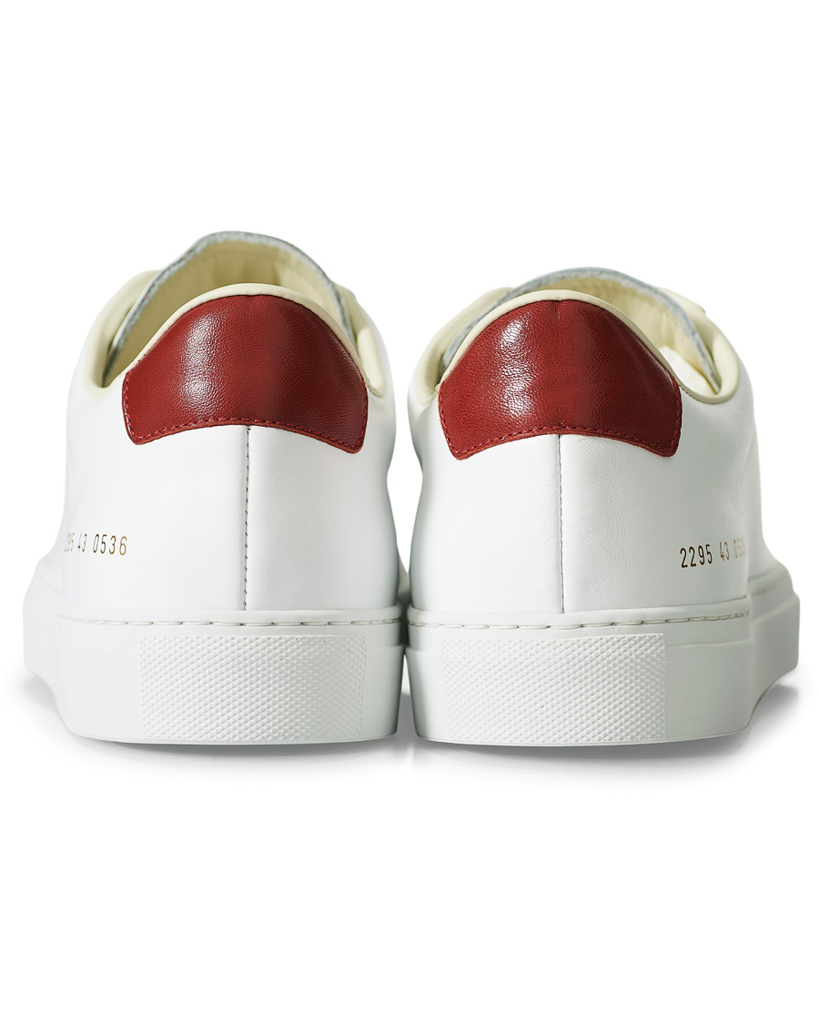 Herre | Common Projects Retro Achilles Sneaker White/Red | Common Projects | Retro Achilles Sneaker White/Red