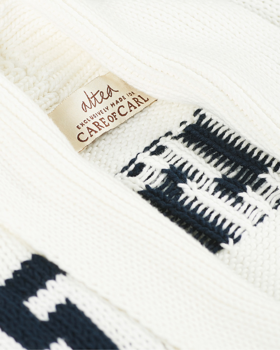 Herre | Gensere | Altea | Azteco Shawl Collar Cardigan Optic White