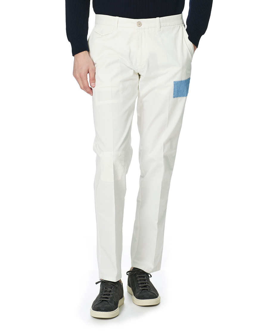 Herre | Bukser | Altea | Patch Cotton Chinos White