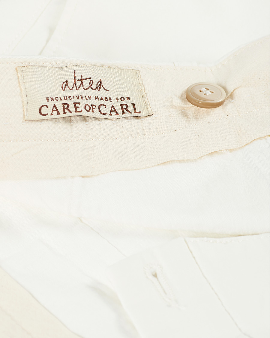 Herre | Bukser | Altea | Patch Cotton Chinos White