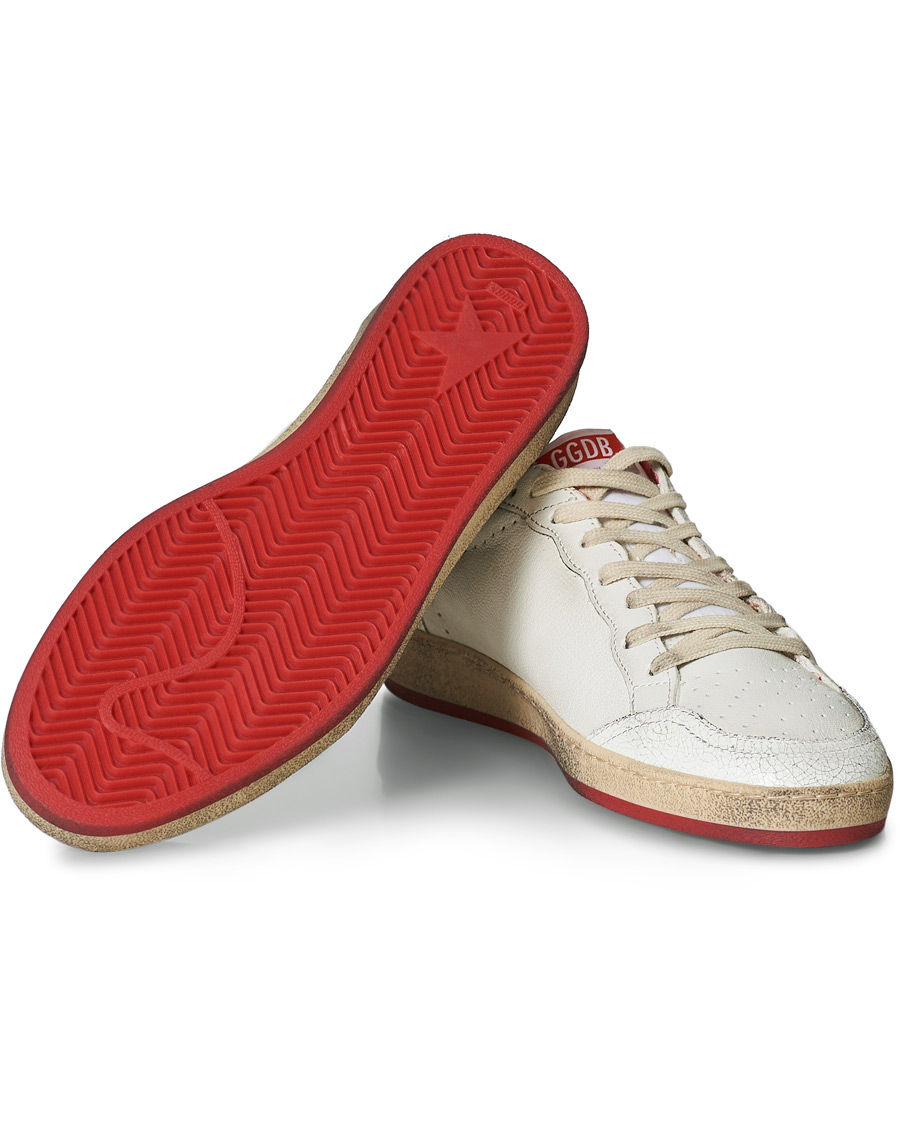 Herre | Golden Goose Deluxe Brand Ball Star Leather Star White/Red | Golden Goose | Deluxe Brand Ball Star Leather Star White/Red