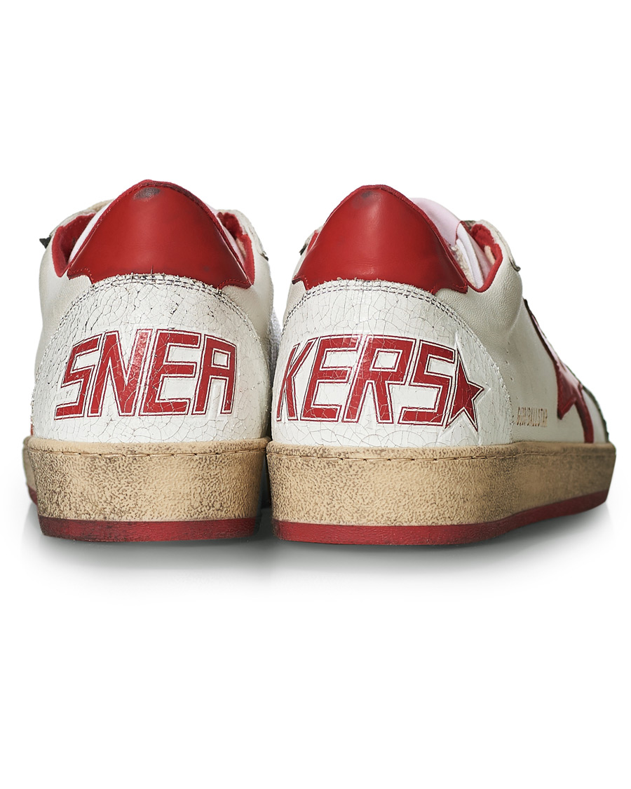 Herre | Golden Goose Deluxe Brand Ball Star Leather Star White/Red | Golden Goose | Deluxe Brand Ball Star Leather Star White/Red