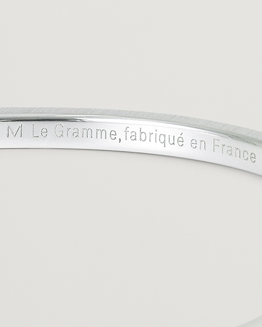 Herre | Smykker | LE GRAMME | Ribbon Bracelet Brushed Sterling Silver 7g