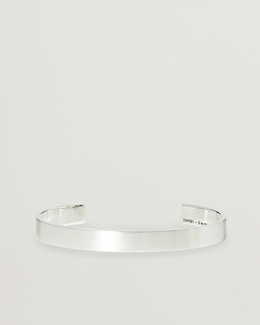 Herre | Smykker | LE GRAMME | Ribbon Bracelet Brushed Sterling Silver 21g