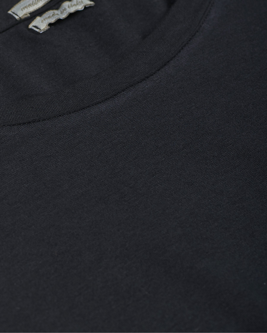 Herre | T-Shirts | Massimo Alba | Panarea Watercolor T-Shirt Navy
