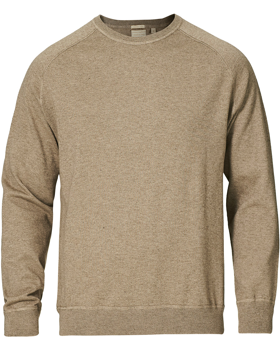 Herre | Gensere | Massimo Alba | Sport Cotton/Cashmere Raglan Pullover Taupe