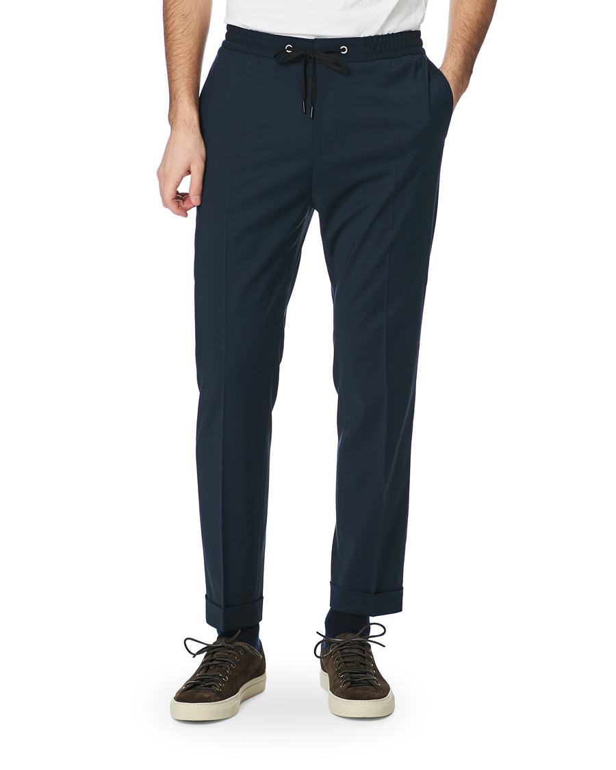 Herre | Bukser | Tiger of Sweden | Travin Drawstring Trousers Scarab