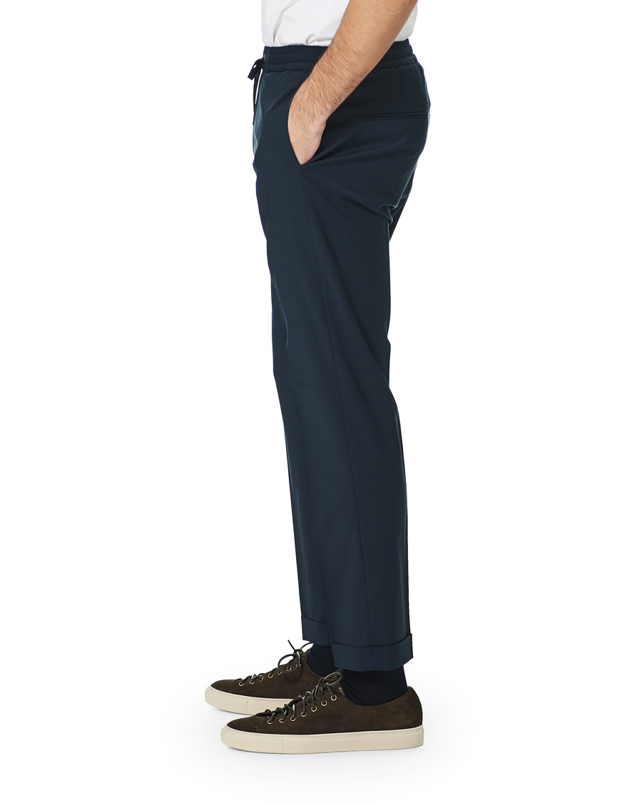 Herre | Bukser | Tiger of Sweden | Travin Drawstring Trousers Scarab