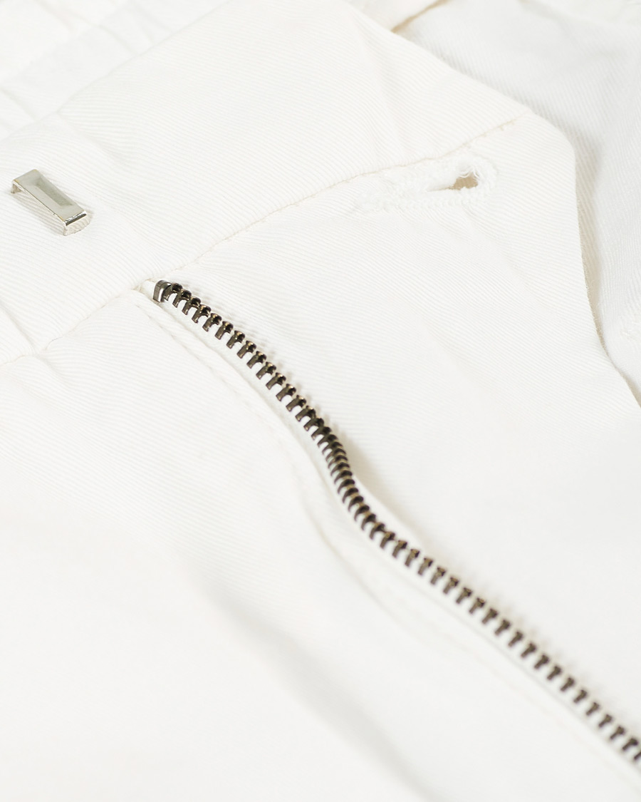 Herre | Bukser | Tiger of Sweden | Torin Cotton/Linen Drawstring Trousers Cream