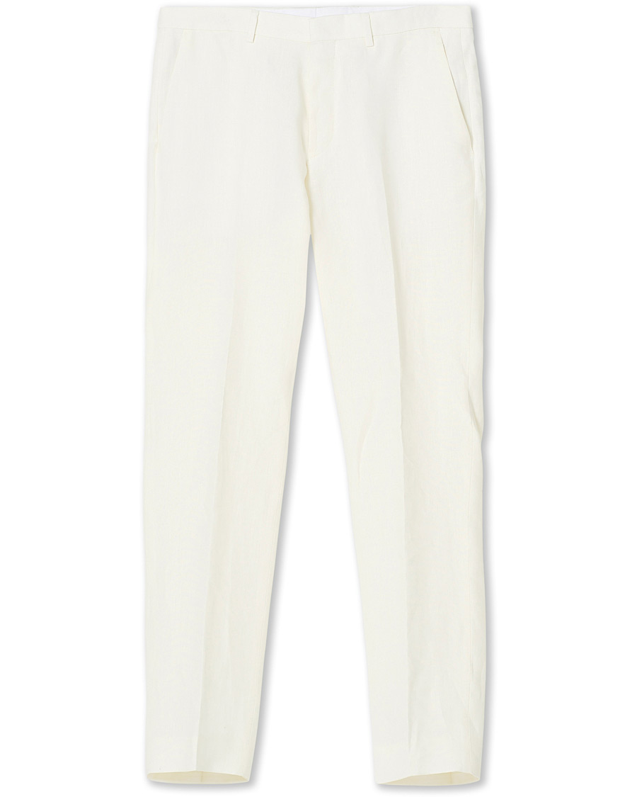 Herre | Bukser | Tiger of Sweden | Thodd Linen Suit Trousers Cream