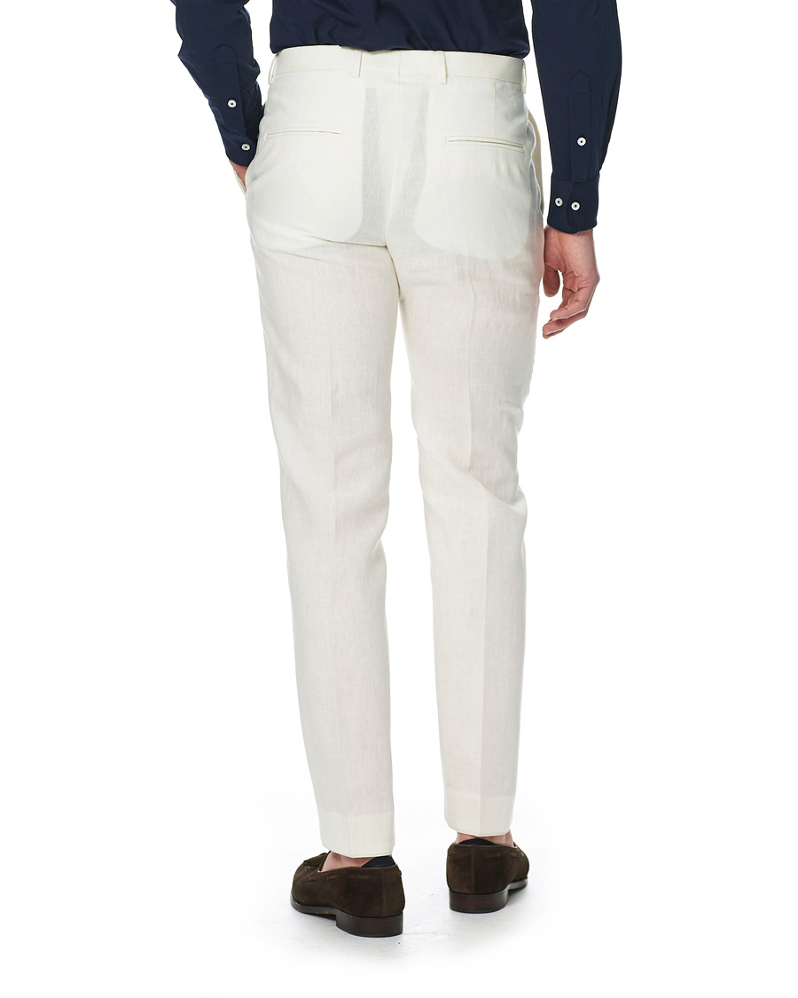Herre | Bukser | Tiger of Sweden | Thodd Linen Suit Trousers Cream