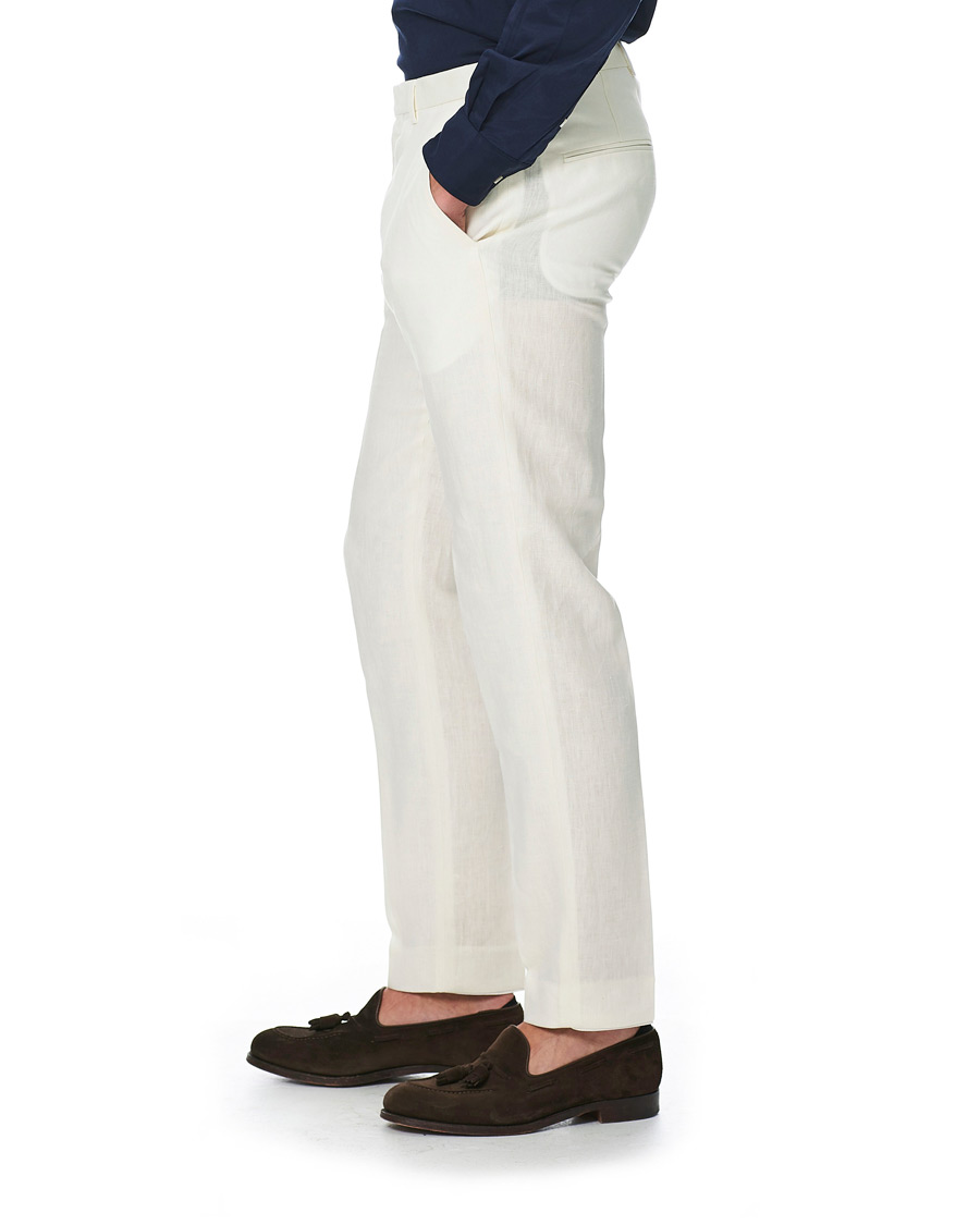 Herre | Bukser | Tiger of Sweden | Thodd Linen Suit Trousers Cream