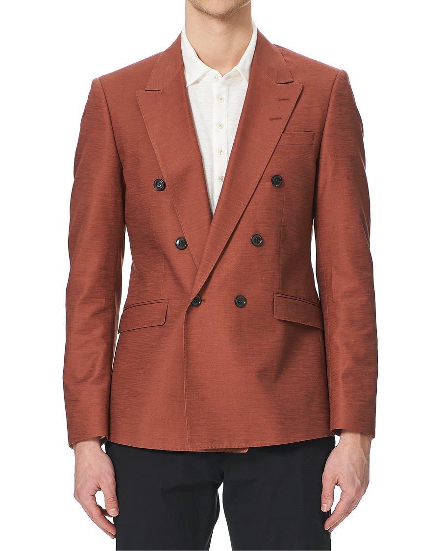 Herre | Dressjakker | Tiger of Sweden | Heldin Double Breasted Blazer Melo Mulberry