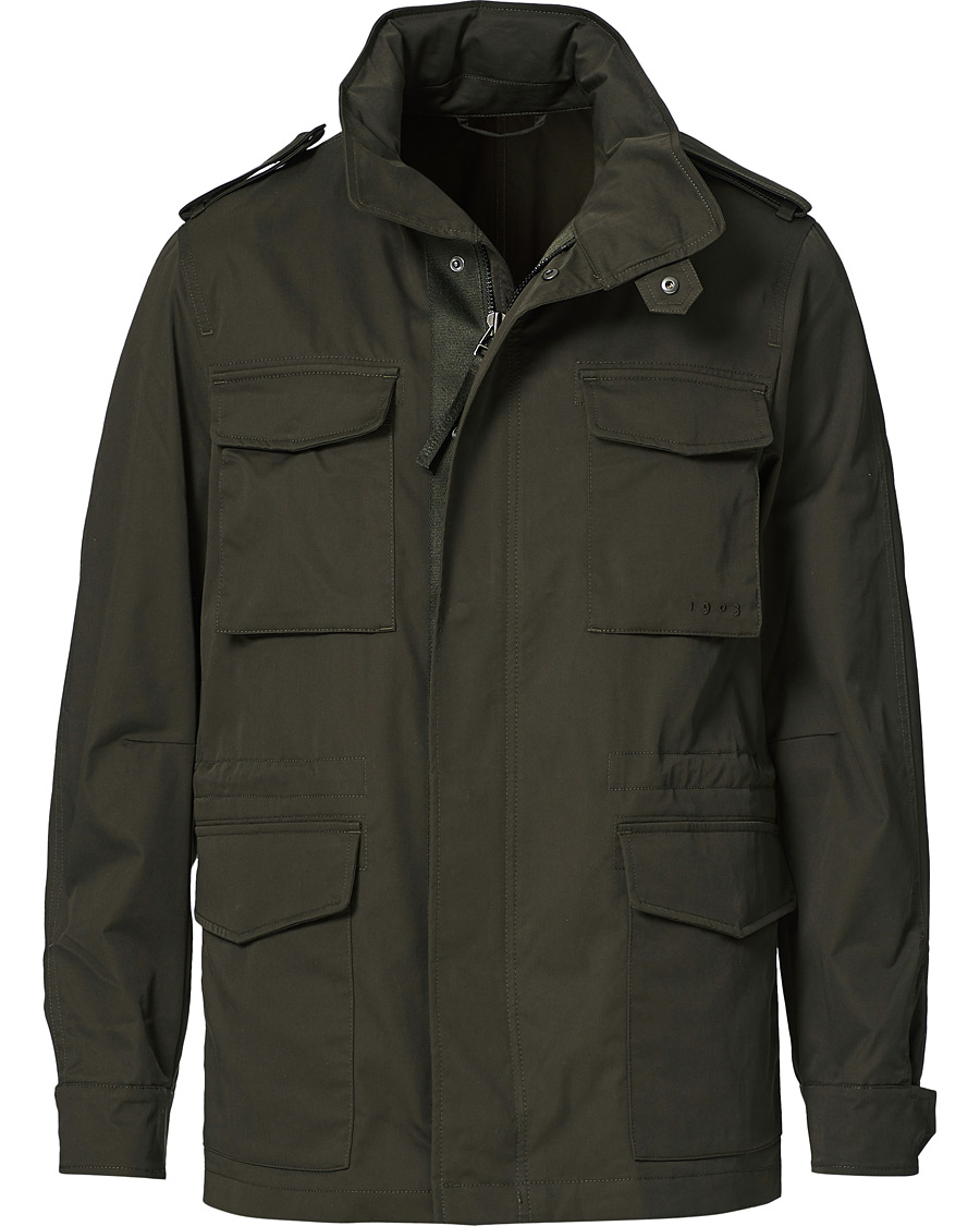 Herre | Jakker | Tiger of Sweden | Olson Field Jacket Hedge Green