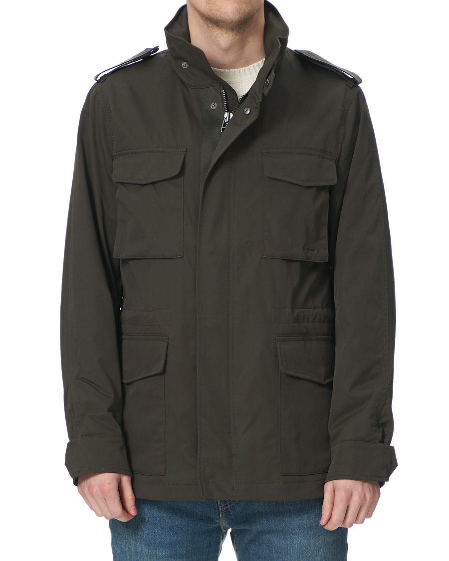 Herre | Jakker | Tiger of Sweden | Olson Field Jacket Hedge Green