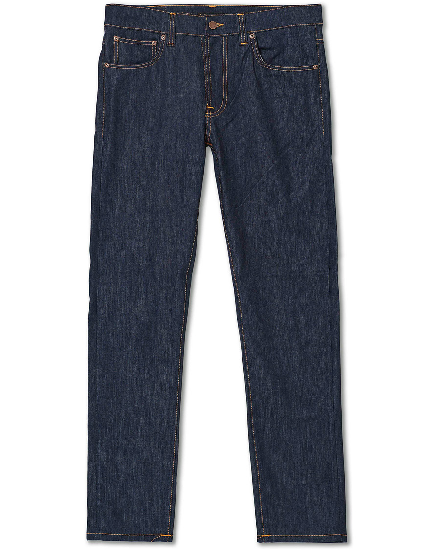 Herre | Jeans | Nudie Jeans | Lean Dean Jeans Dry Ecru Embo