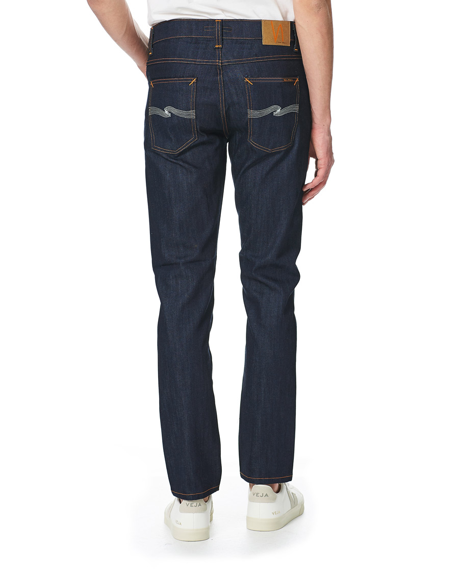 Herre | Jeans | Nudie Jeans | Lean Dean Jeans Dry Ecru Embo