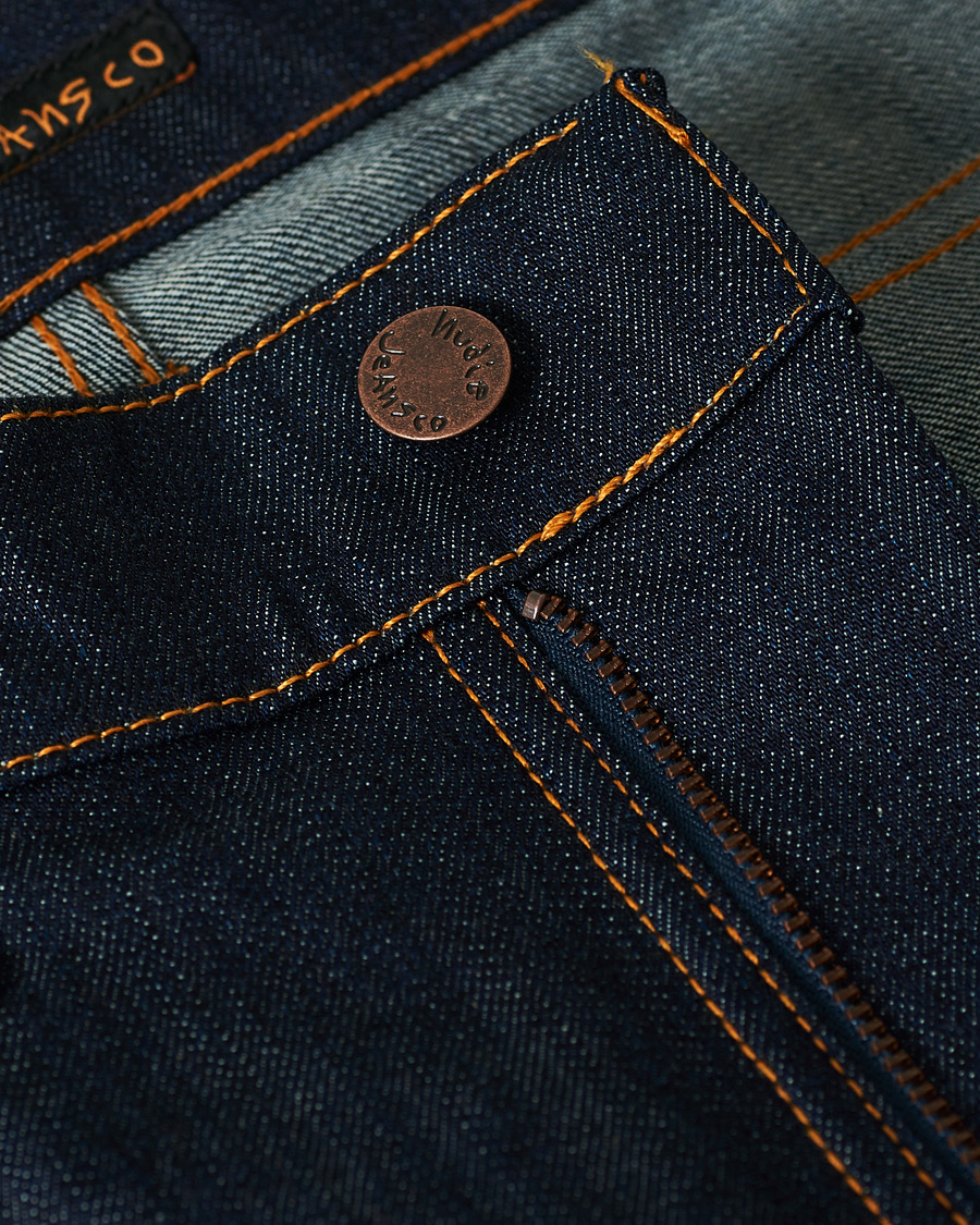 Herre | Jeans | Nudie Jeans | Lean Dean Jeans Dry Ecru Embo