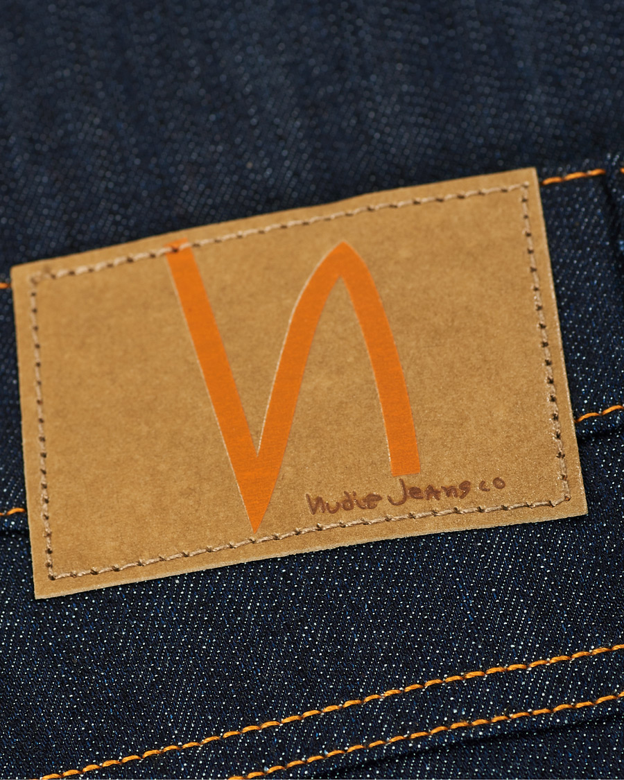 Herre | Jeans | Nudie Jeans | Lean Dean Jeans Dry Ecru Embo