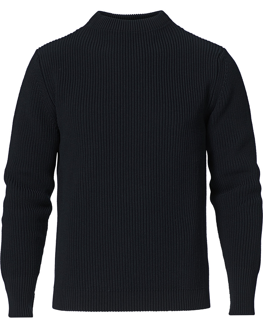 Herre | Gensere | Andersen-Andersen | Organic Cotton Crew Neck Navy