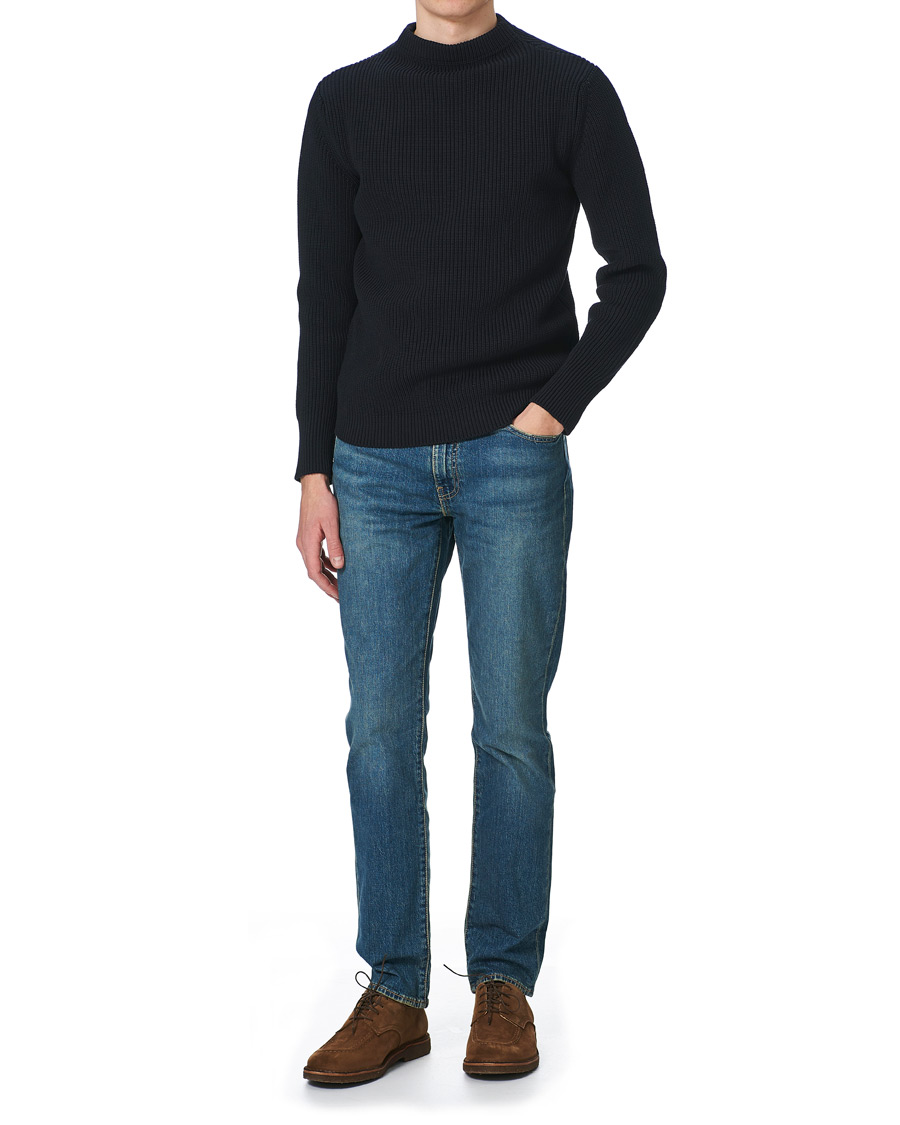 Herre | Gensere | Andersen-Andersen | Organic Cotton Crew Neck Navy