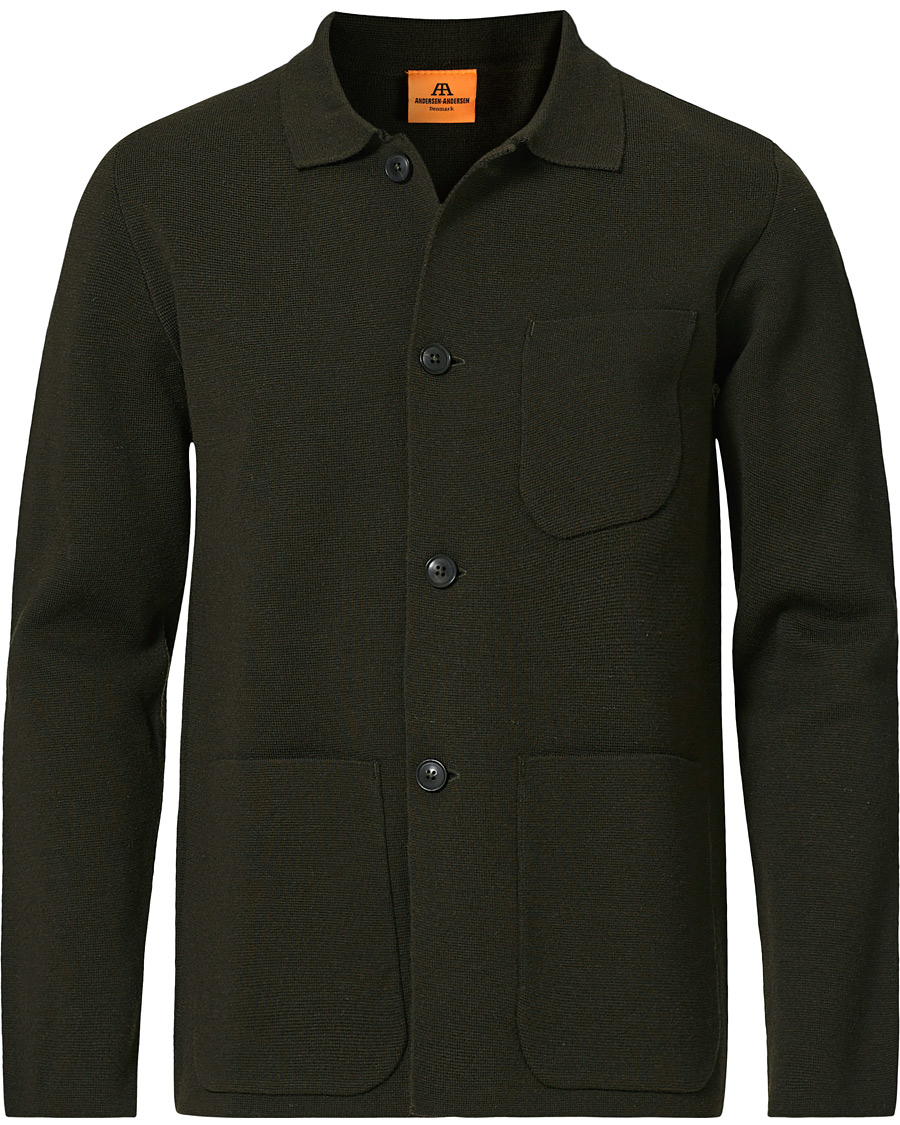 Herre | Gensere | Andersen-Andersen | Work Jacket Hunting Green