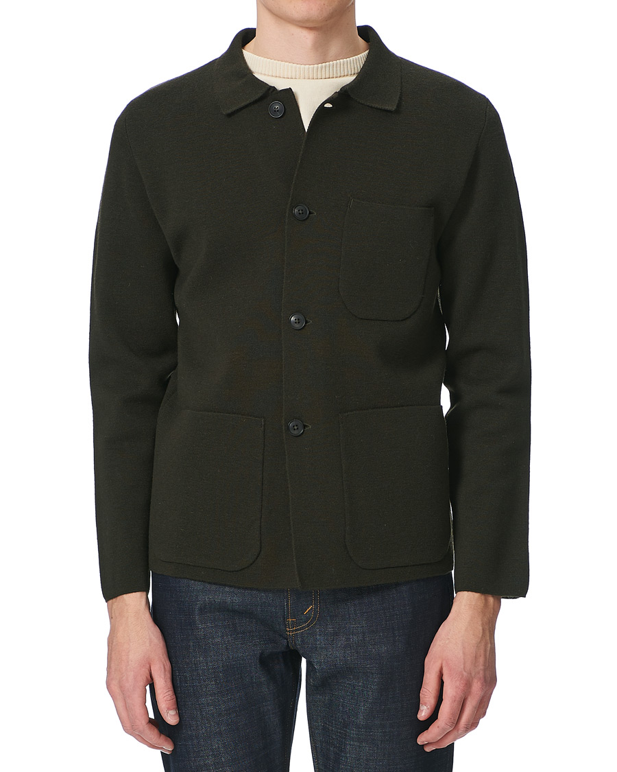 Herre | Gensere | Andersen-Andersen | Work Jacket Hunting Green