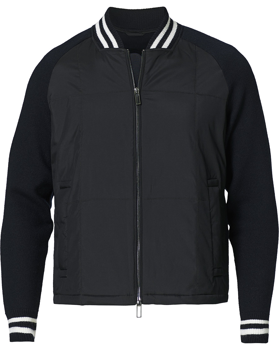 Herre | Jakker | Emporio Armani | Blouson Hybrid Jacket Blue Navy