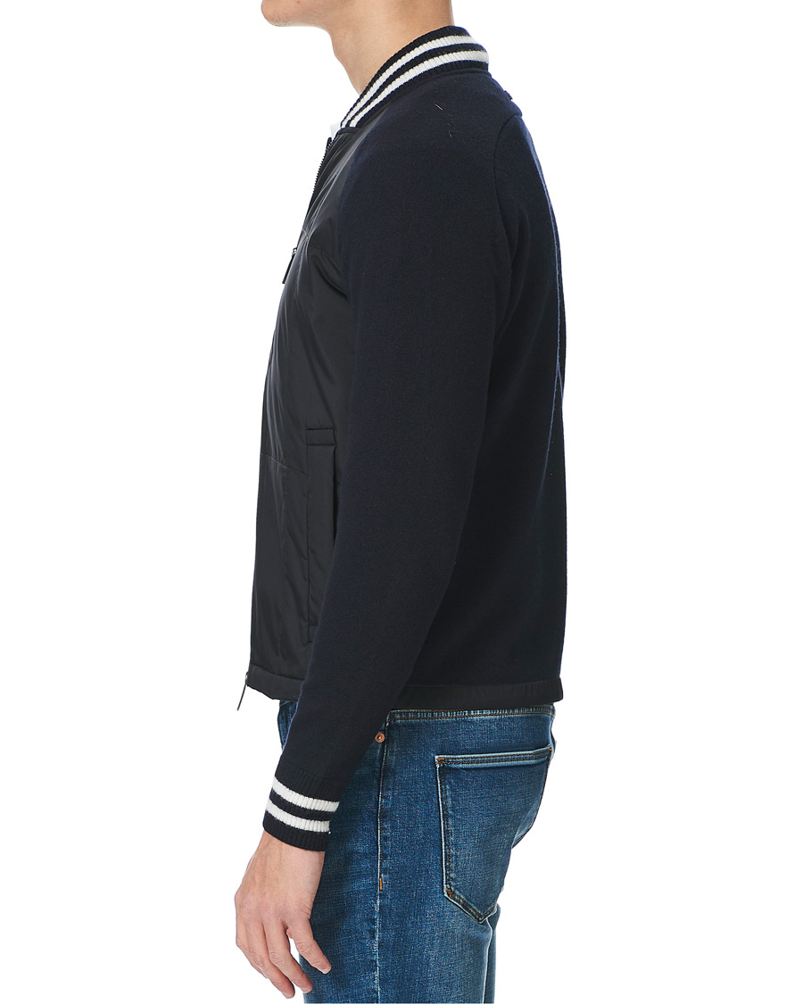Herre | Jakker | Emporio Armani | Blouson Hybrid Jacket Blue Navy
