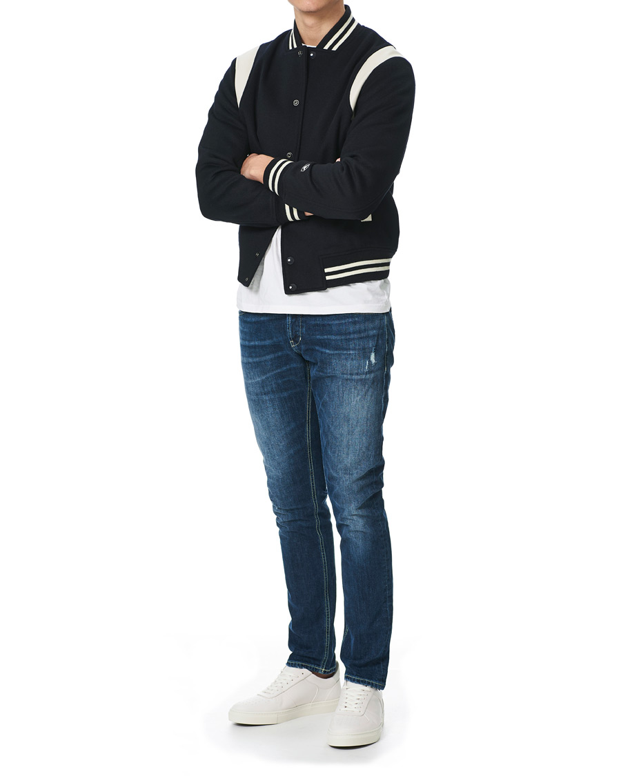 Herre | Jakker | Emporio Armani | Varsity Jacket Blue Navy