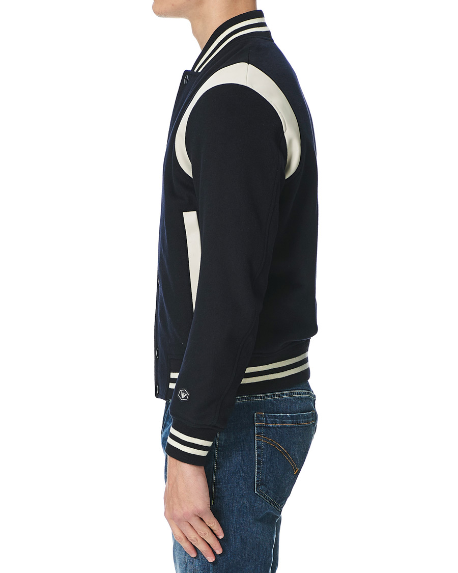 Herre | Jakker | Emporio Armani | Varsity Jacket Blue Navy