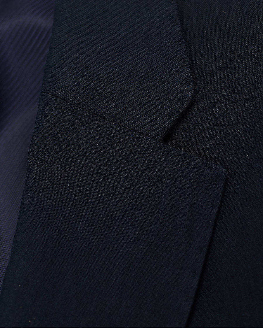 Herre | Dressjakker | Emporio Armani | Slim Fit Techno Linen Stretch Blazer Navy