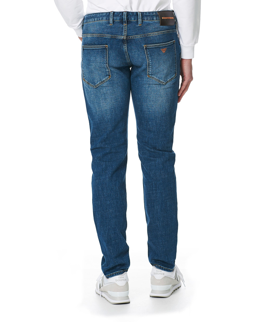Herre | Jeans | Emporio Armani | J06 Slim Fit Jeans Medium Blue